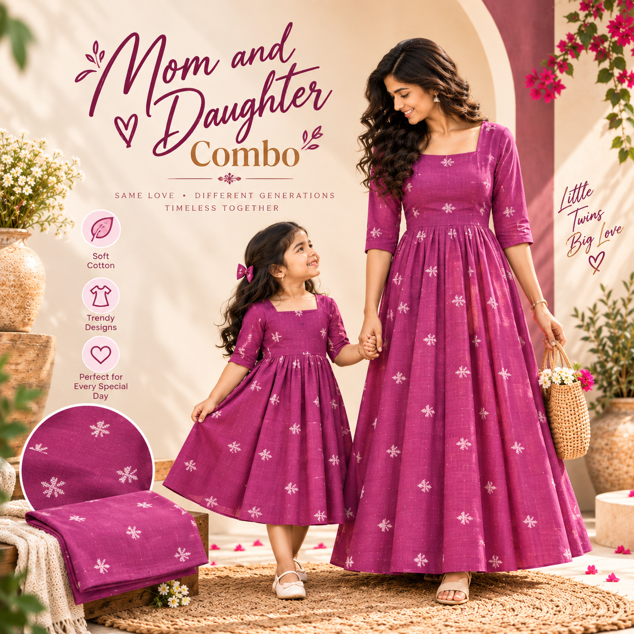 Mom & Daughter Combos: Twinning Ethnic Fashion Trends for the Festive Season